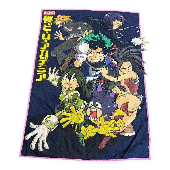 My Hero Academia T Shirt Men's Size Large Funimation Black Graphic Print Anime - Picture 1 of 6